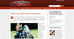 Desktop Screenshot of motorcycleaccidentlawyerpa.com