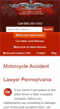Mobile Screenshot of motorcycleaccidentlawyerpa.com